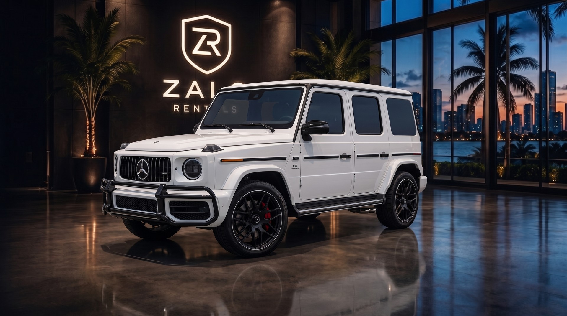Renta de Mercedes-Benz G 63 AMG blanco en Miami